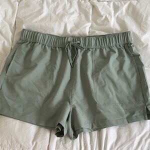 Yogalicious Sage Green Athletic Shorts
